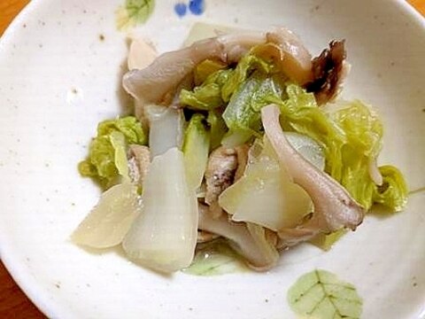 白菜・舞茸・あげの　ほっこり煮物